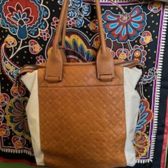 Tumi Leather Tote - Picture 1 of 8